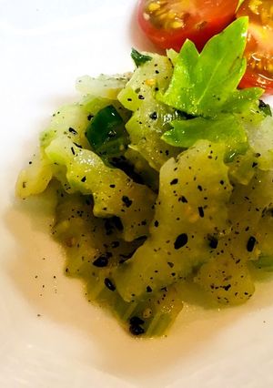 塩酒粕万能ネギ油で旨♪セロリのナムル-レシピのメイン写真