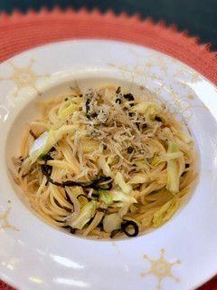 *キャベツと山椒ちりめんのパスタ*-レシピのメイン写真