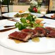 ヘルシー赤身肉のミディアムレアステーキ♡