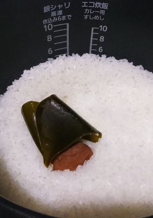 ♡しょっぱい梅干し・昆布・酢だけの酢飯♡-レシピのメイン写真
