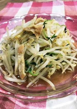 鶏皮ともやしの柚子胡椒ポン酢-レシピのメイン写真