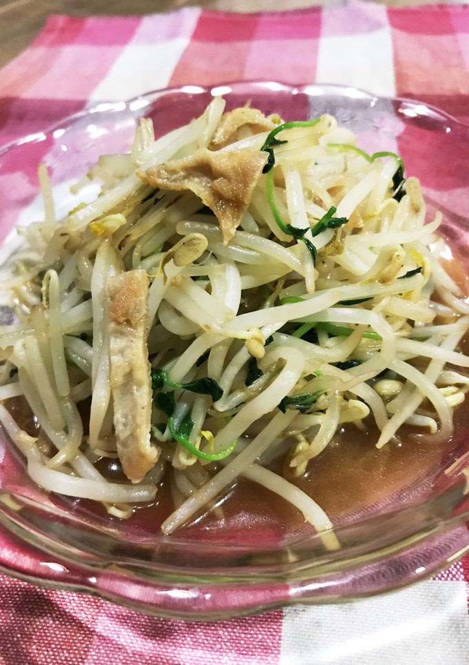 鶏皮ともやしの柚子胡椒ポン酢-レシピのメイン写真