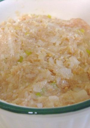 お鍋に(´▽｀♥)簡単鶏れんこん団子-レシピのメイン写真