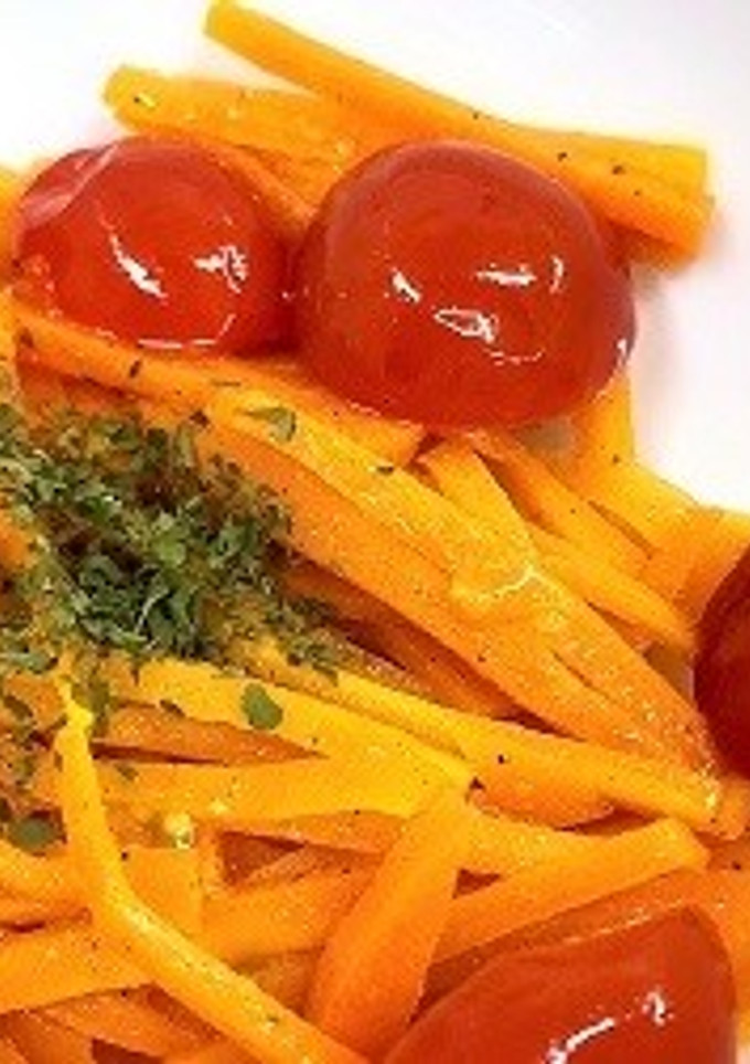 にんじんとミニトマトのマヨ炒め-レシピのメイン写真