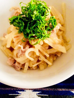 豚肉と大根の梅旨炒め-レシピのメイン写真