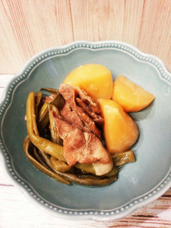 豚肉といんげんとじゃがいもの生姜醤油煮-レシピのメイン写真