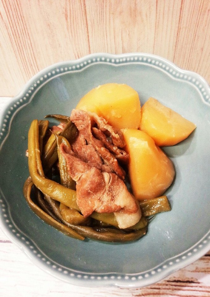 豚肉といんげんとじゃがいもの生姜醤油煮-レシピのメイン写真