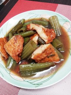 ふきとさつま揚げの煮物-レシピのメイン写真