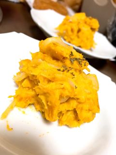 かぼちゃのクリームチーズサラダ-レシピのメイン写真