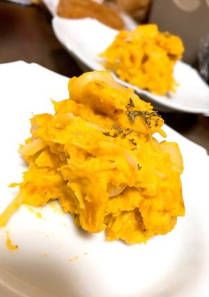 かぼちゃのクリームチーズサラダ-レシピのメイン写真