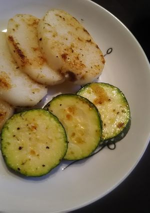 簡単☆ズッキーニの粉チーズ焼き-レシピのメイン写真