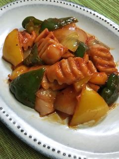 ピリ辛~魚肉ソーセージのケチャップ炒め~-レシピのメイン写真