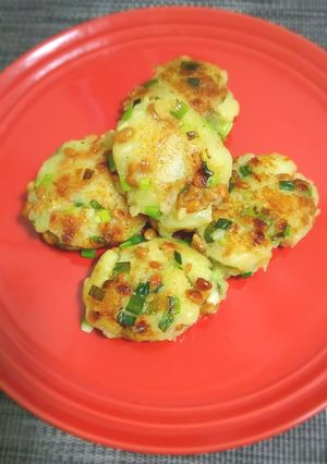 じゃがいも餅に納豆-レシピのメイン写真