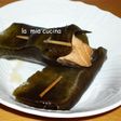 サーモンの昆布巻き