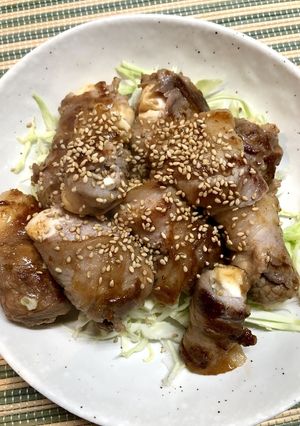 肉巻き豆腐♡焼肉のたれ♡豆腐♡豚肉-レシピのメイン写真