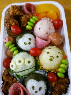 ツムツム弁当-レシピのメイン写真