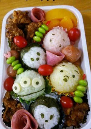 ツムツム弁当-レシピのメイン写真