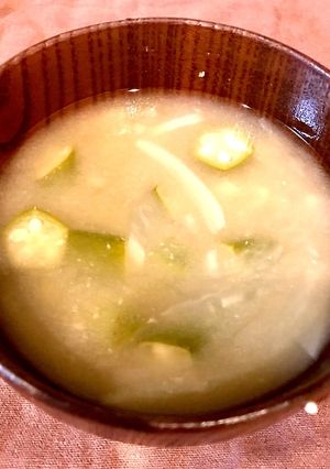 オクラと大根の味噌汁-レシピのメイン写真