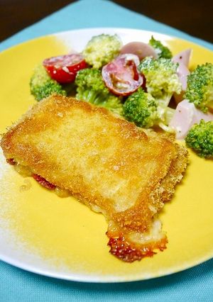簡単！揚げない☆サラダチキンチーズフライ-レシピのメイン写真