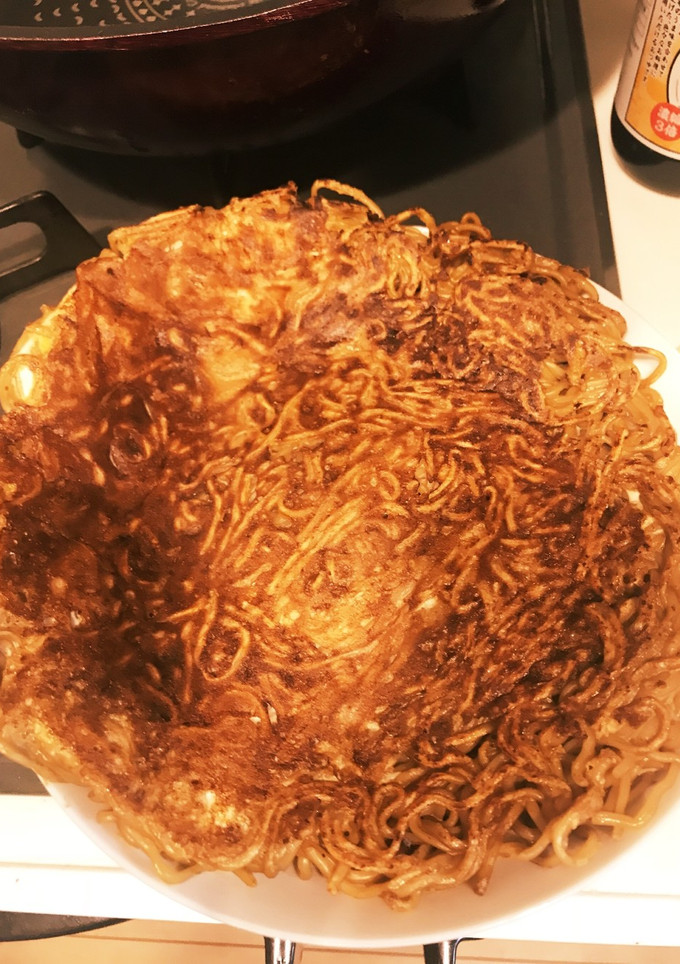 5分で出来るお好み焼き風焼きそば（簡単）-レシピのメイン写真