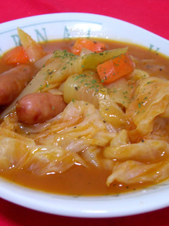 キャベツとウインナーのトマトスープ煮-レシピのメイン写真