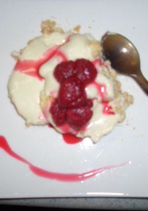ゼラチン生クリーム不要!レアチーズケーキ-レシピのメイン写真