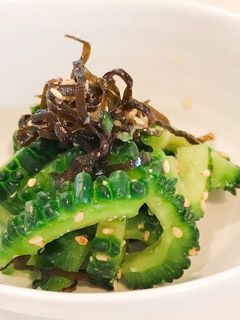 塩昆布仕立て ゴーヤの浅漬け-レシピのメイン写真