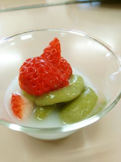 甘酒といただく抹茶白玉*砂糖不使用!-レシピのメイン写真