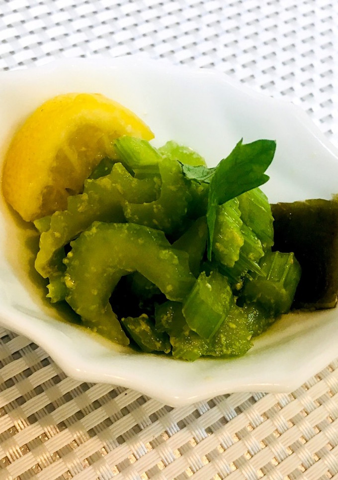 塩酒粕とレモンで♪さわやかセロリのお漬物-レシピのメイン写真