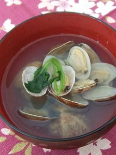 ひなまつりに♪あさりの潮汁-レシピのメイン写真