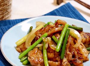 豚肉とにんにくの芽のオイスター炒め-レシピのメイン写真