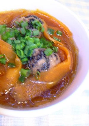 ゴマだんご＆人参たっくさん中華スープ♫-レシピのメイン写真