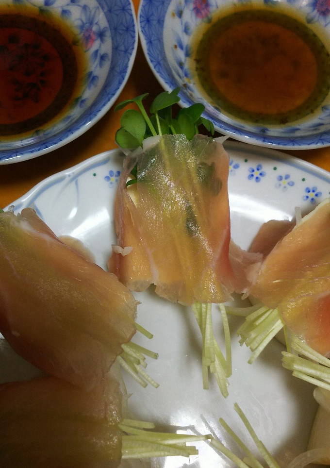 おっさんの豆腐の生ハム包み和風味-レシピのメイン写真