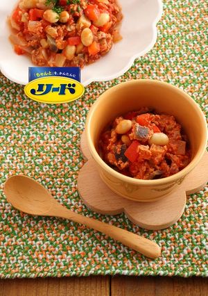 圧力調理バッグで!鶏肉と豆の夏野菜煮込み-レシピのメイン写真