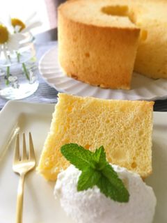 ふわしゅわ☆チーズシフォン-レシピのメイン写真