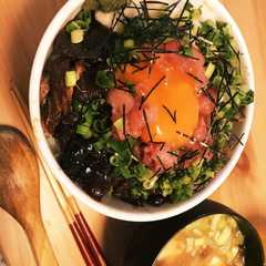 お刺身の漬け丼-レシピのメイン写真
