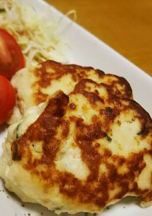 豆腐でふっくらヘルシーとりつくねバーグ-レシピのメイン写真