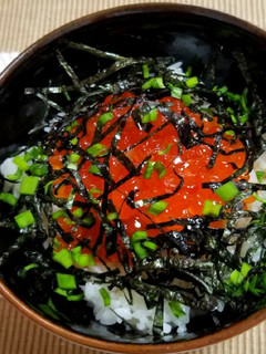 イクラ丼-レシピのメイン写真