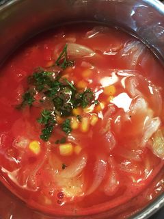 簡単!トマトスープ!-レシピのメイン写真