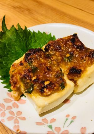 ピーナッツと大葉入り☆豆腐の田楽-レシピのメイン写真