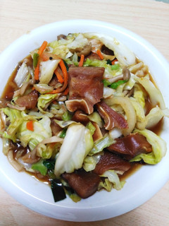 簡単♪チラガーの焼肉タレ炒め-レシピのメイン写真