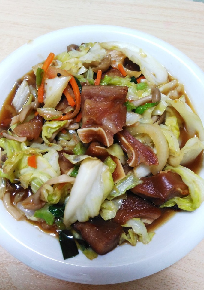 簡単♪チラガーの焼肉タレ炒め-レシピのメイン写真