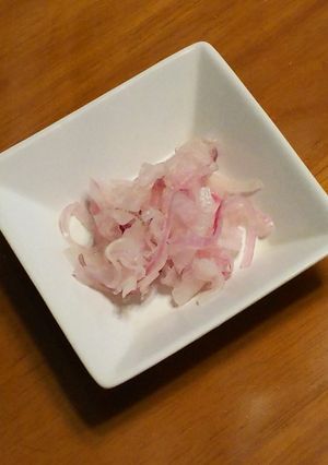 紫タマネギのピクルス（岩下漬け味）-レシピのメイン写真