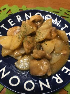 味噌バターチキン大根炒め♪-レシピのメイン写真