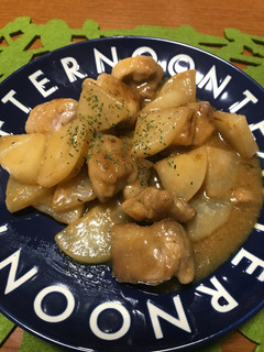 味噌バターチキン大根炒め♪-レシピのメイン写真