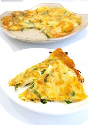 混ぜて焼くだけ！簡単節約チヂミ♫-レシピのメイン写真