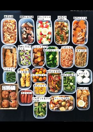 1週間完成品作り置き(メニューとコツ)-レシピのメイン写真