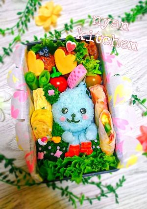 『Qooとアヒルの親子』弁当♡キャラ弁-レシピのメイン写真