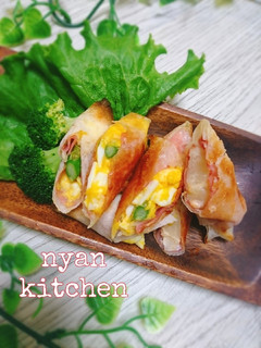 リメイク春巻き♡ポテサラ♡お弁当♡-レシピのメイン写真