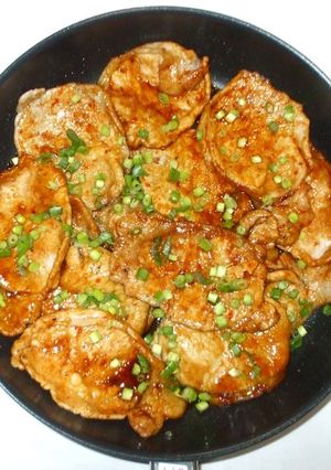 焼肉にんにく醤油ソース♪簡単豚肉-レシピのメイン写真